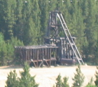 Evidence of old mine operation on Oh My God Road