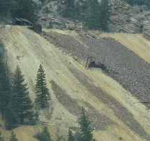 Mining operation near Idaho City, Colorado
