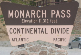 continental Divide Monarch pass