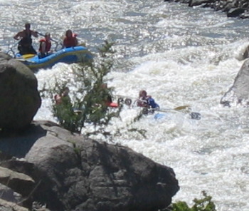 Whitewater rafting on the Arkansas River in Colorado
