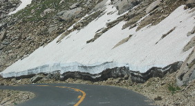 Snow on Mt Evans Road