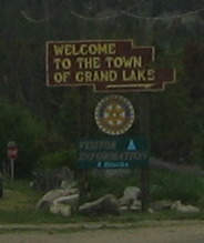 Welcome to Grand Lake, Colorado