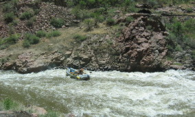 Rafters approaching Royal Gorge