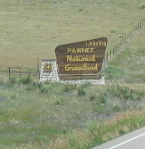 Pawnee National Grassland sign 