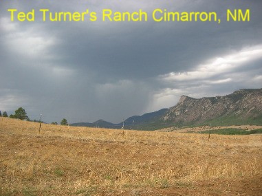 Ted Turner's ranch near Cimarron, New Mexico