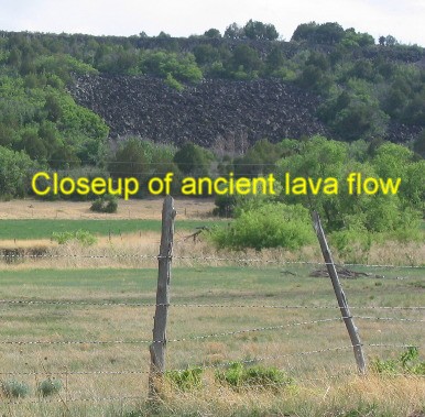 Ancient lava flow 