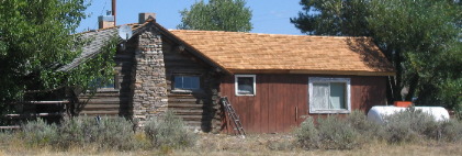 Private residence in Kelly Wyoming 6-miles downstream from Gros Ventre Landslide