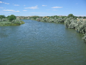 North Platte River a bit east of Guernsey, Wyoming