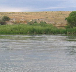 Richard's bridge across the North Platte River in present day Casper, Wyoming