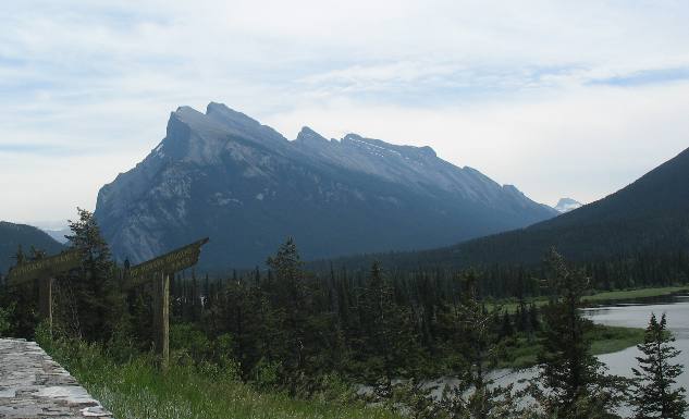 Mt. Rundle north of Banff, Alberta 