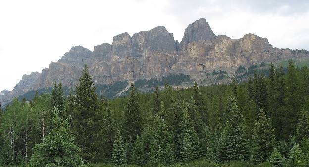Castle Mountain Main Range of Rocky Mountains