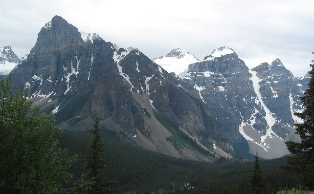Canadian Rockies Continental Divide & tlaus slopes