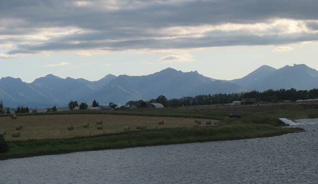 Rocky Mountians from Hillspring, Alberta