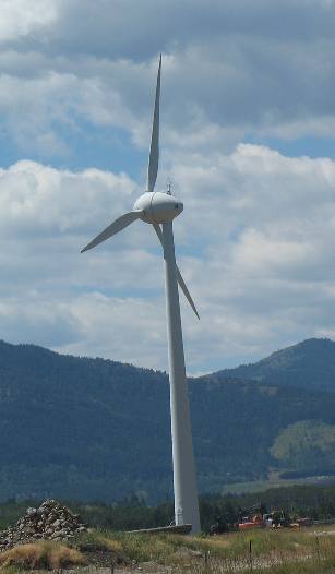 Wind Farm at Crowsnest Pass
