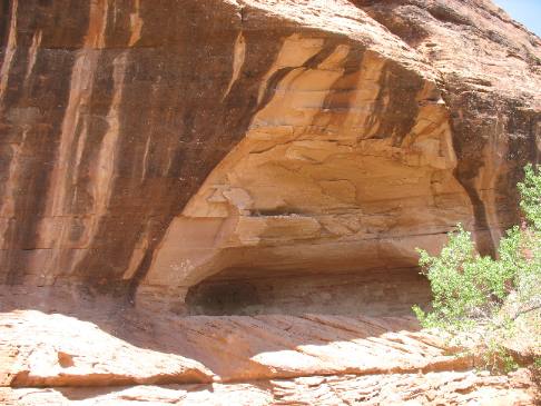 Sandstone walls Canyon de Chelly