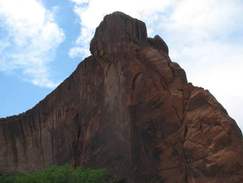 Sandstone cliff