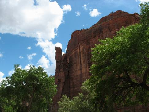 sandstone wall