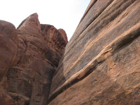 sandstone wall Canyon de Chelly