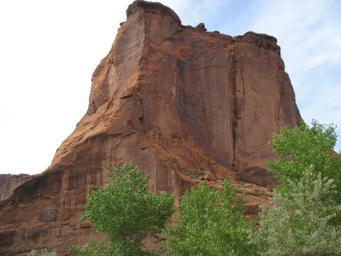 sandstone cliff