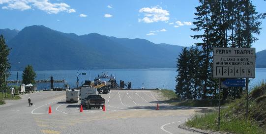 Free Kootenay Lake Ferry