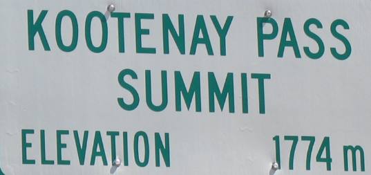 Kootenay Pass Highway PH-3