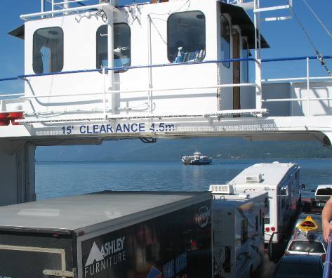 free Kootenay Lake ferry