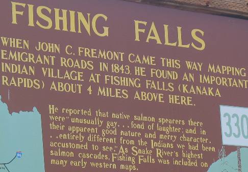 Fishing Falls on the Snake River between Hagerman and Buhl, Idaho