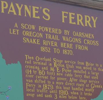 Payne's Ferry on the Snake River between Buhl and Hagerman, Idaho