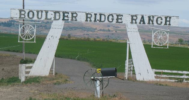 Ranch Gate between Buhl and Hagerman, Idaho