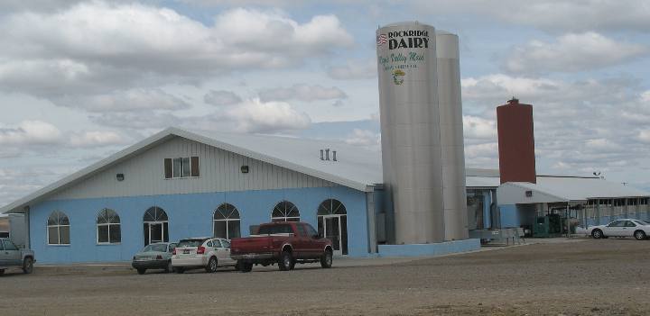 Large dairy in southern Idaho between Buhl and Hagerman