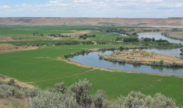 Three Island Crossing oregon trail snake river