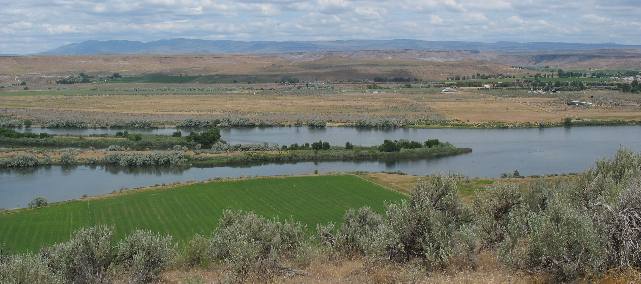 Three Island Crossing in the Snake River Valley of southern Idaho