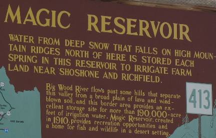 Magic Reservoir in southern Idaho