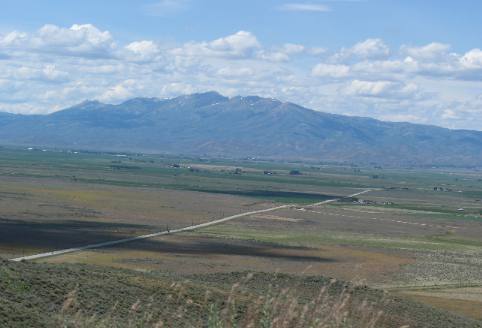 SR-46 looking north toward Fairfield, Idaho