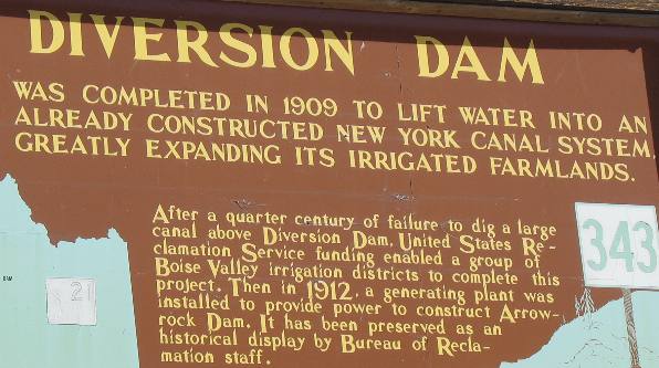 Diversion Dam on the Boise River