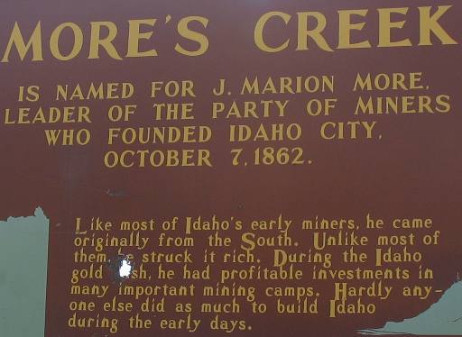 Idaho's J. Marion More: Idaho City and the Ponderosa Pine Scenic Byway