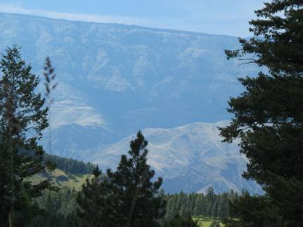 Forest Service road to Hells Canyon Overlook: Riggins, Idaho