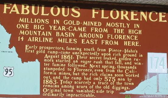 Fabulous Florence, Idaho the old gold mining "ghost town"