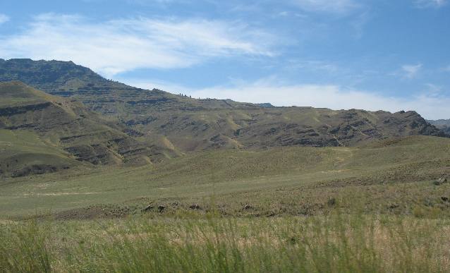 Arid area of Hells Canyon NRA near Pittsburgh Landing on the Snake River southwest of White Bird, Idaho