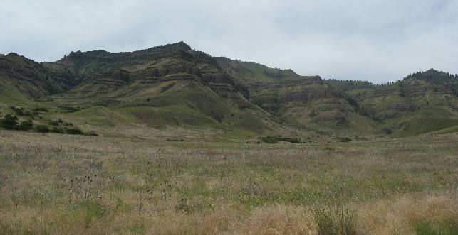 Looking north from Forest Service Road 493 deep in Hells Canyon NRA southwest of White Bird, Idaho