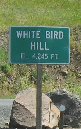White Bird Hill on "Old US 95"