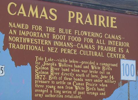 Camas Prairie, Grangeville & Tolo Lake