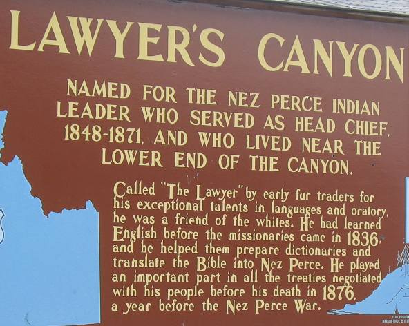Lawyer's Canyon in the Camas Valley of western Idaho