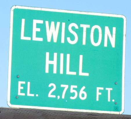 Lewiston Hill or Lewiston Grade on US-95
