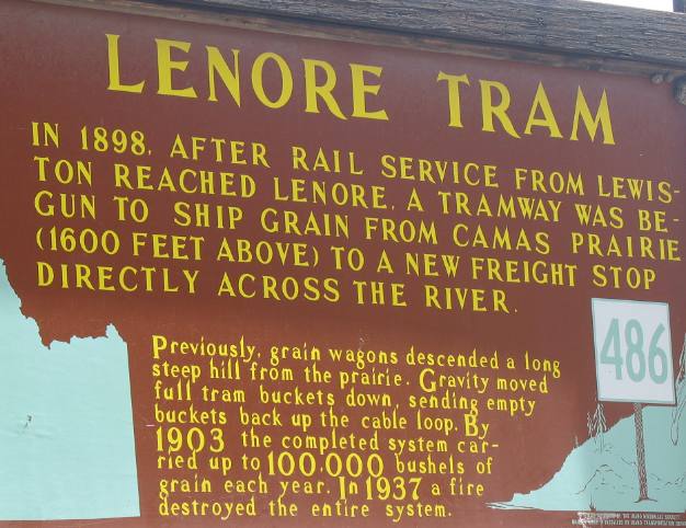 Lenore Tram on Clearwater River Idaho
