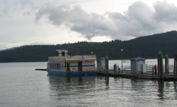 Coeur d'Alene Lake from cruise boat Osprey