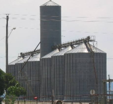 Grain elevator in southeastern Idaho near Preston