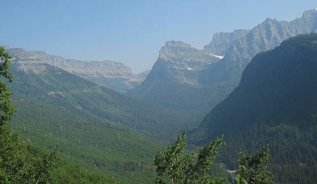 Glacier National Park from Going to the Sun Highway