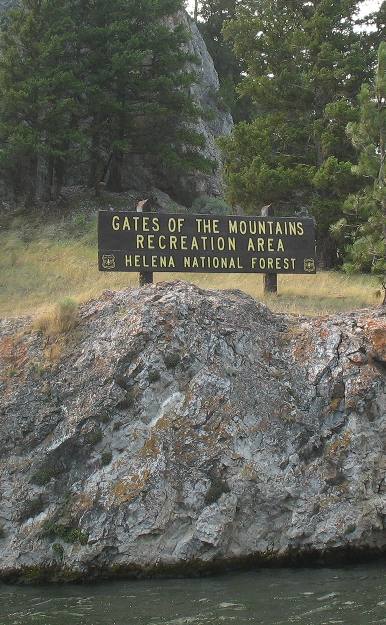 Gates of the Mountains wilderness area