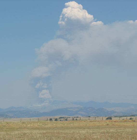 Meriwether Fire from East Helena, Montana